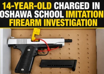 announcement image with imitation firearm converted