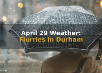 April 29 Weather: Flurries In Durham