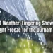 April 10 Weather: Lingering Showers and Overnight Freeze for the Durham Region april weather