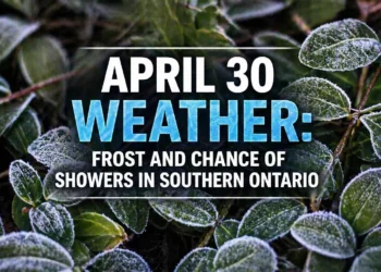 april 30 weather frost showers southern ontario