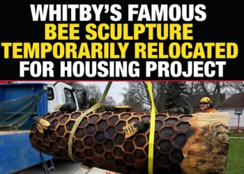 bee sculpture converted