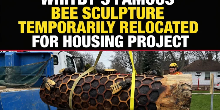 bee sculpture converted