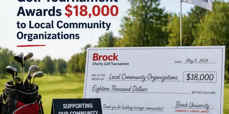 brock charity golf tournament awards