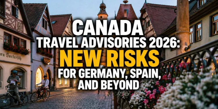 canada travel advisories 2026 risks