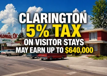 clarington 5 percent tax on visitor stays