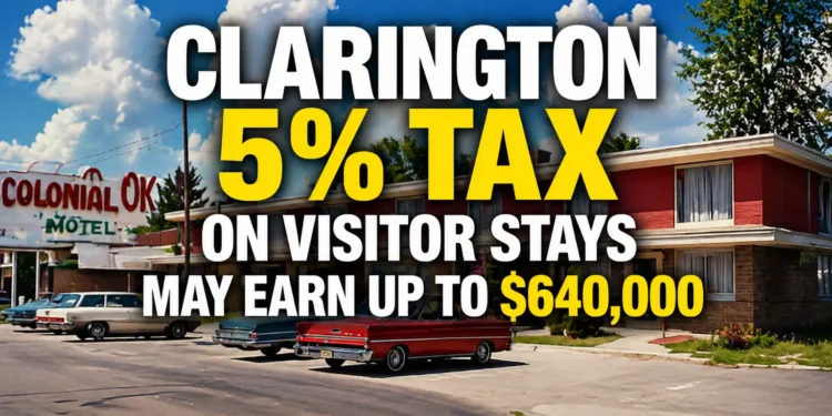 clarington 5 percent tax on visitor stays