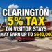 clarington 5 percent tax on visitor stays