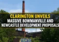 clarington development with heading