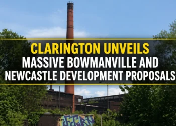clarington development with heading