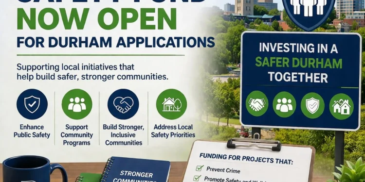 community safety fund durham applications