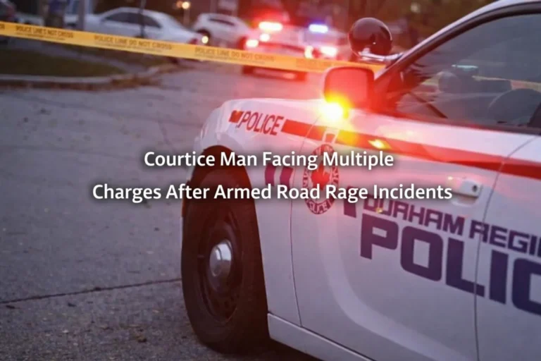 courtice man facing multiple charges armed road rage
