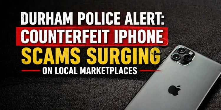 durham police alert counterfeit iphone scams