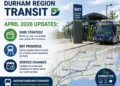 durham region transit april 2026 updates