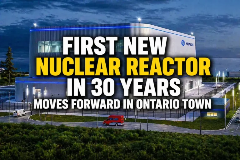 first new nuclear reactor in 30 years ontario town
