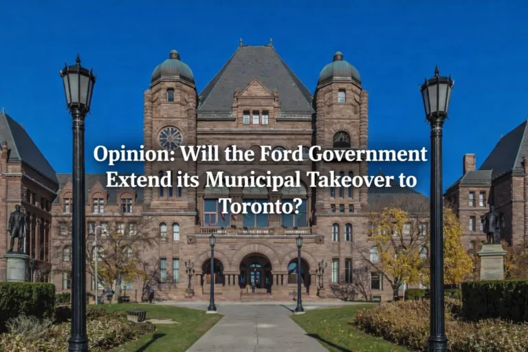 ford government municipal takeover toronto