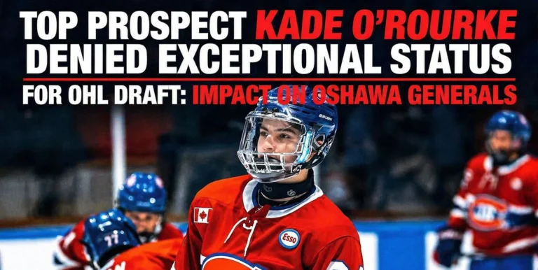 kade orourke denied exceptional status ohl draft