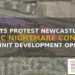 newcastle development protest