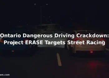 Ontario dangerous driving crackdown Project ERASE street racing