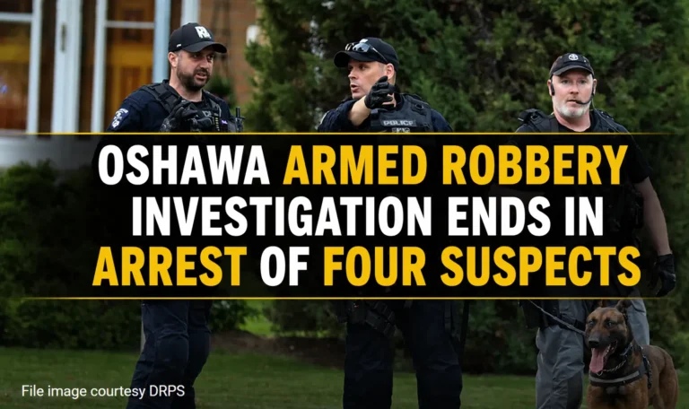 oshawa armed robbery with heading