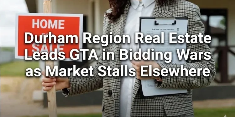 Durham Region Real Estate Leads GTA in Bidding Wars as Market Stalls Elsewhere real estate leads