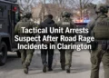 tactical unit arrests suspect road rage clarington