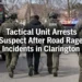 tactical unit arrests suspect road rage clarington