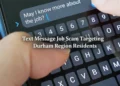 text message job scam durham region