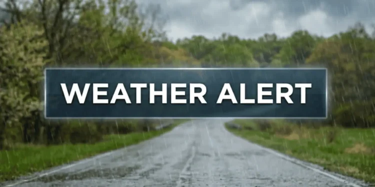 weather alert rain