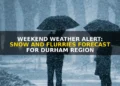 weekend weather alert