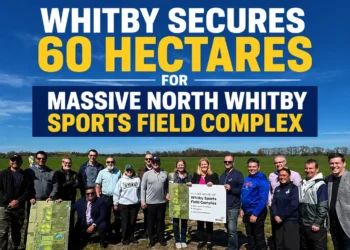 whitby sports field complex 60 hectares