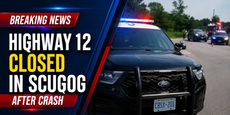 Highway 12 Closed in Scugog After Crash Highway 12 Closed in Scugog After Crash