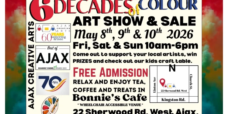ajax creative arts 6 decades of full colour