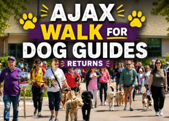 ajax walk for dog guides returns