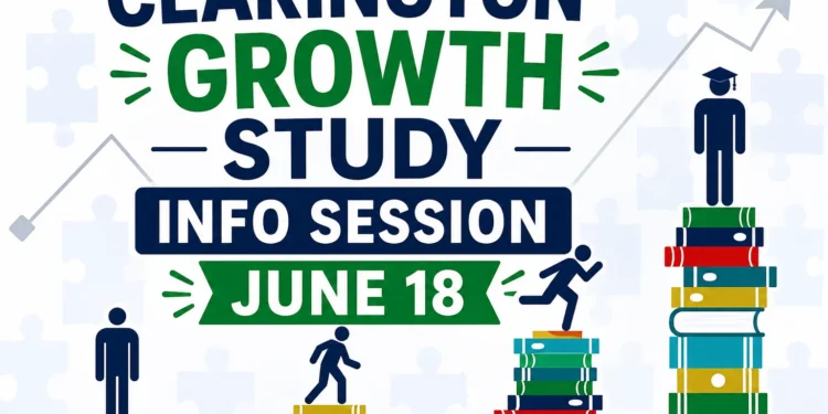 clarington growth study info session june 18