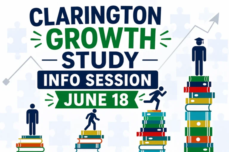 clarington growth study info session june 18