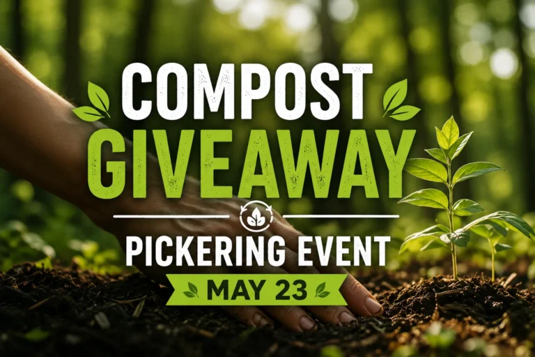 compost giveaway pickering event may 23