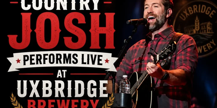 country josh performs live at uxbridge brewery