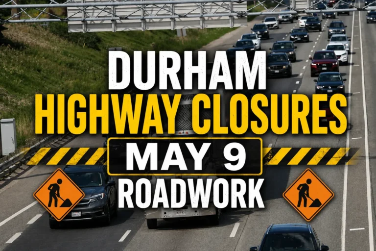 durham highway closures may 9 roadwork
