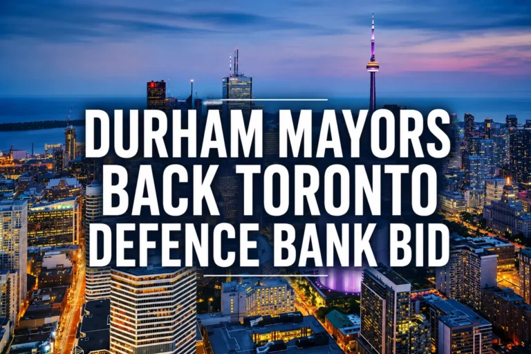 durham mayors back toronto defence bank bid