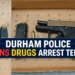 durham police guns drugs arrest teens