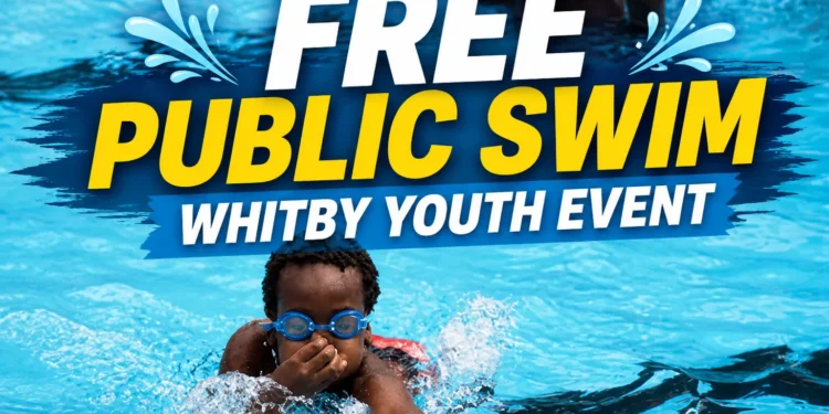 free public swim whitby youth event