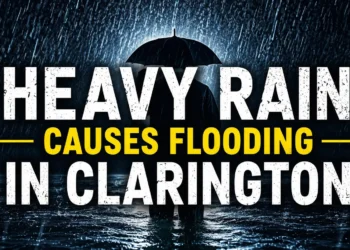 heavy rain causes flooding in clarington
