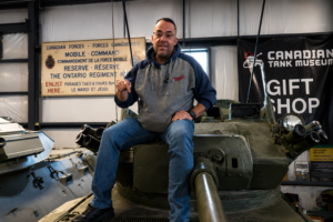 PROJECT 1918 Episode 4 Pushes Deeper Into the Restoration of Two First World War Vehicles ian on tank