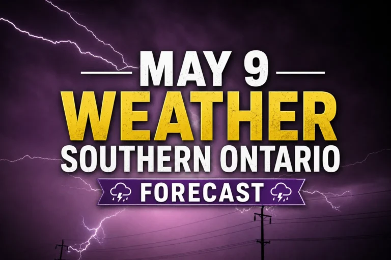 may 9 weather southern ontario forecast