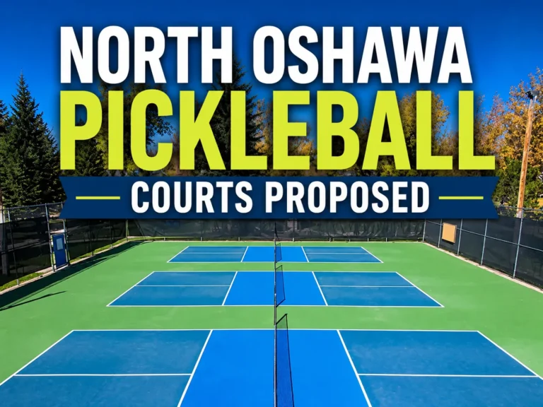 north oshawa pickleball courts proposed