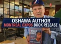 oshawa author montreal expos book release