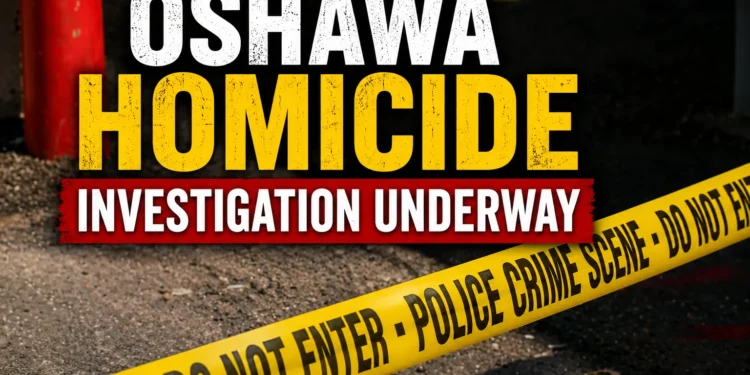 oshawa homicide investigation underway