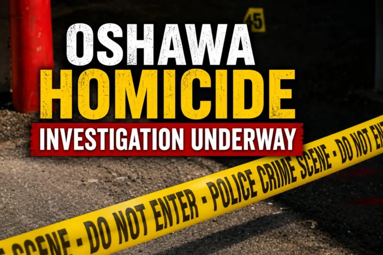 oshawa homicide investigation underway