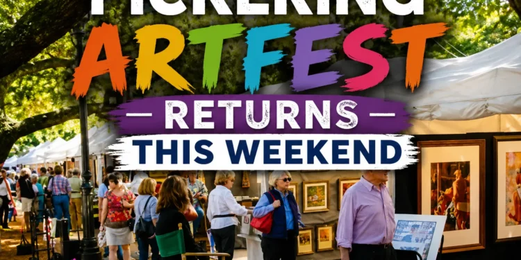pickering artfest returns this weekend