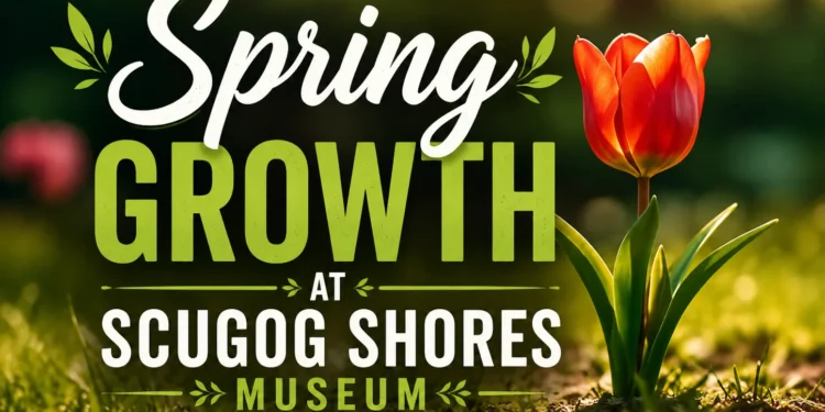 spring growth at scugog shores museum